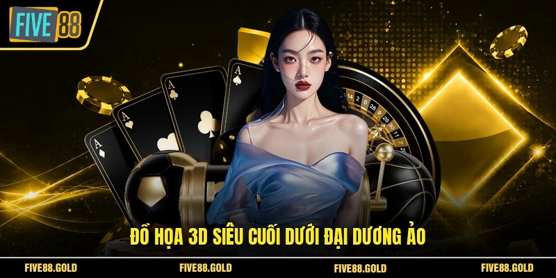 Đồ họa 3D siêu cuối dưới đại dương ảo